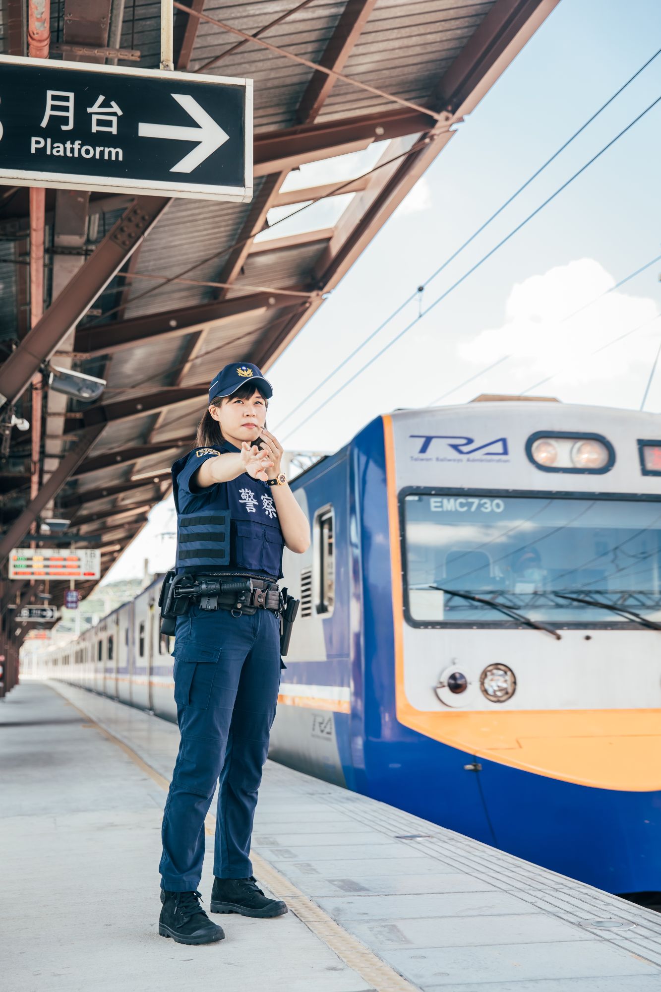 Crowd control at station areas